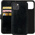 Rosso Element 2 in 1 - PU Θήκη Πορτοφόλι Apple iPhone 15 Plus - Black (8719246401398)