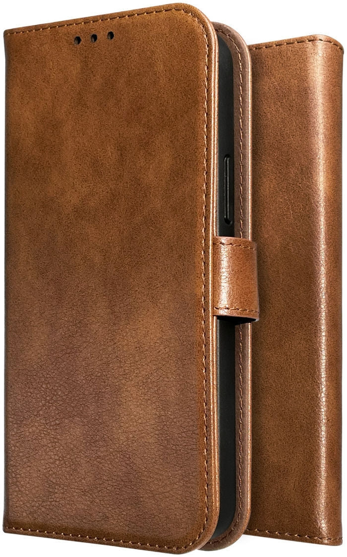Rosso Element 2 in 1 - PU Θήκη Πορτοφόλι Apple iPhone 15 Pro - Brown (8719246401442)