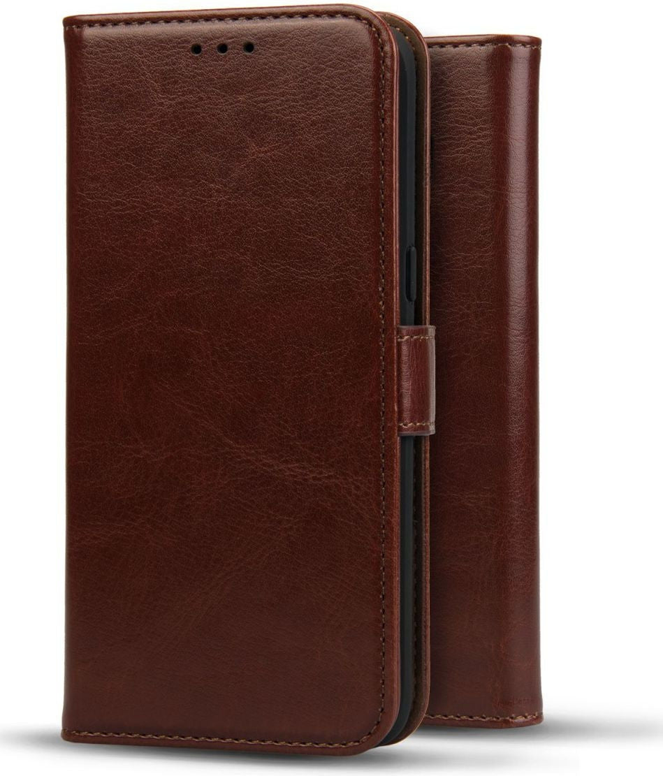 Rosso Element PU Θήκη Πορτοφόλι Apple iPhone 13 Pro - Brown (8719246324697)