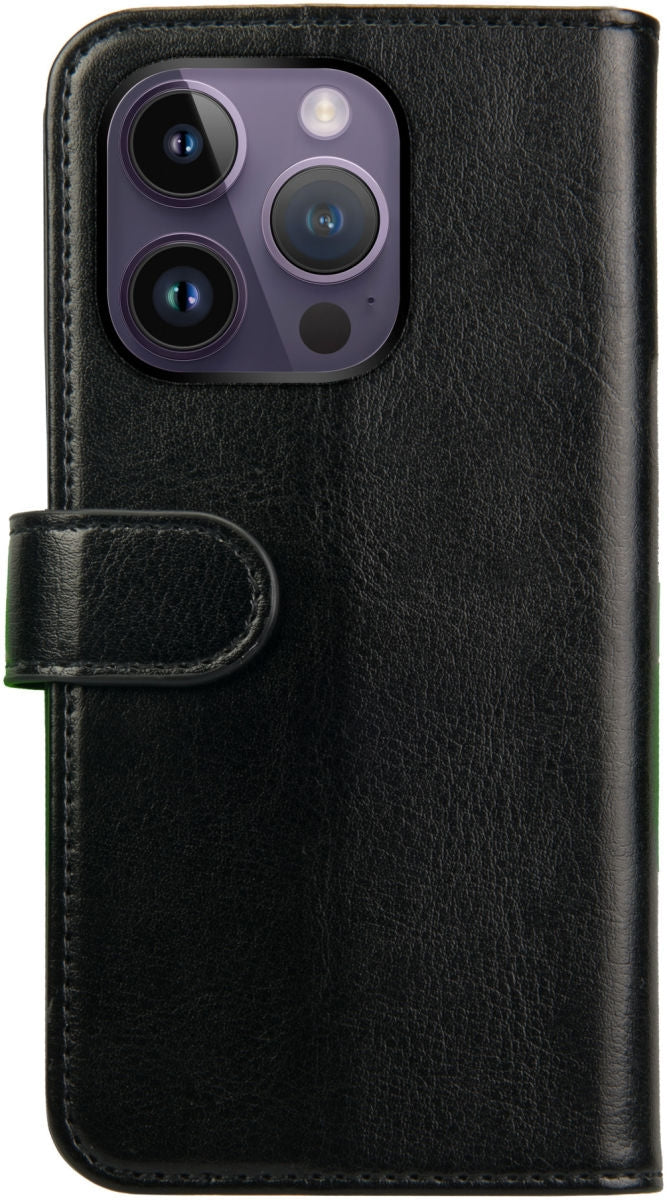 Rosso Element PU Θήκη Πορτοφόλι Apple iPhone 14 Pro - Black (8719246369414)