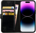 Rosso Element PU Θήκη Πορτοφόλι Apple iPhone 14 Pro - Black (8719246369414)
