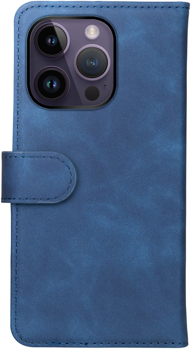 Rosso Element PU Θήκη Πορτοφόλι Apple iPhone 14 Pro - Blue (8719246369490)