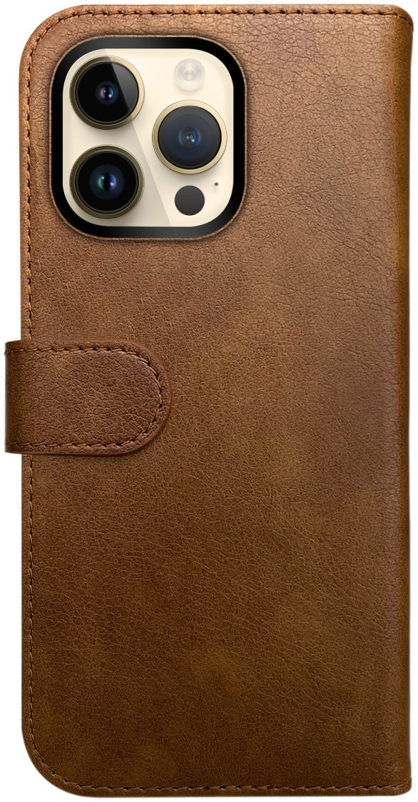 Rosso Element PU Θήκη Πορτοφόλι Apple iPhone 14 Pro Max - Brown (8719246369469)