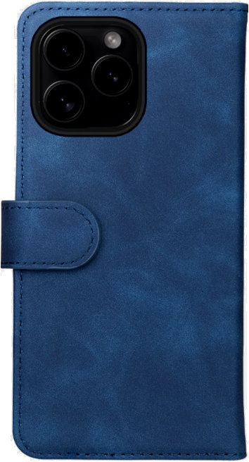 Rosso Element PU Θήκη Πορτοφόλι Apple iPhone 15 Pro - Blue (8719246401336)