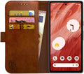 Rosso Element PU Θήκη Πορτοφόλι Google Pixel 7a - Brown (8719246384622)