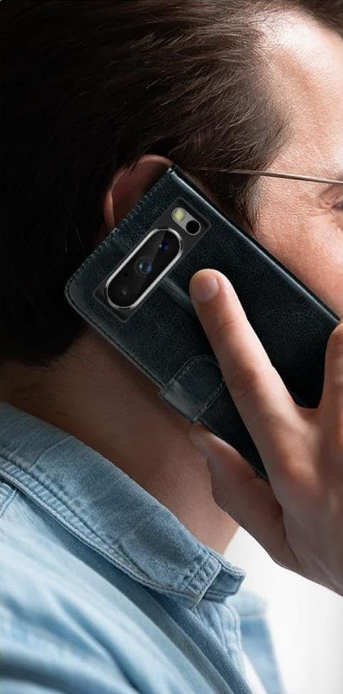 Rosso Element PU Θήκη Πορτοφόλι Google Pixel 8 Pro - Black (8719246390425)