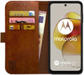 Rosso Element PU Θήκη Πορτοφόλι Motorola Moto G73 - Brown (8719246387593)