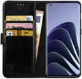 Rosso Element PU Θήκη Πορτοφόλι OnePlus 10 Pro - Black (8719246353598)