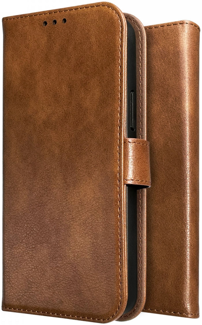 Rosso Element PU Θήκη Πορτοφόλι Realme GT Neo 3 - Brown (8719246358395)