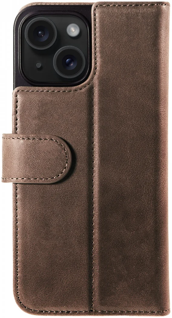 Rosso Elite - MagSafe Δερμάτινη Θήκη / Πορτοφόλι - Apple iPhone 14 - Brown (8719246420078)