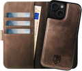 Rosso Elite - MagSafe Δερμάτινη Θήκη / Πορτοφόλι - Apple iPhone 14 - Brown (8719246420078)