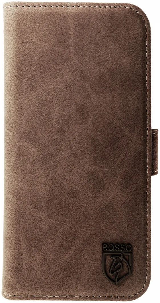 Rosso Elite - MagSafe Δερμάτινη Θήκη / Πορτοφόλι - Apple iPhone 15 - Brown (8719246419959)