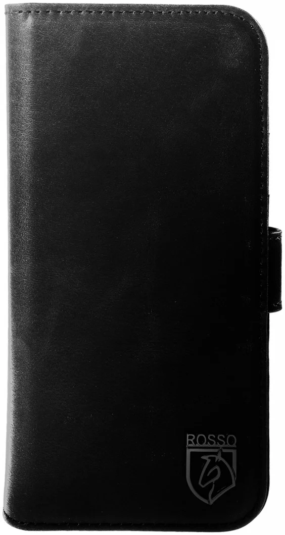 Rosso Elite - MagSafe Δερμάτινη Θήκη / Πορτοφόλι - Apple iPhone 15 Pro - Black (8719246420009)