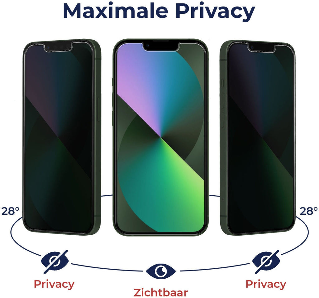 Rosso Tempered Glass Privacy - Αντιχαρακτικό Γυαλί Προστασίας Απορρήτου Οθόνης Apple iPhone 14 Plus (8719246376290)