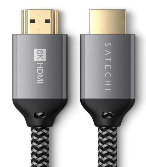 Satechi 8K Ultra High Speed HDMI - Καλώδιο HDMI 4K 120Hz (male) σε HDMI 8K 60Hz (male) - 200cm (ST-8KHC2MM)