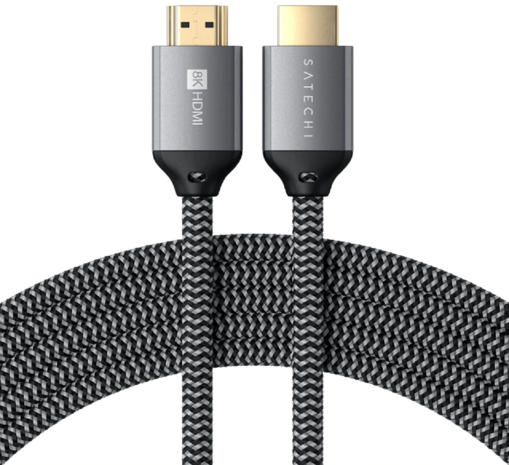 Satechi 8K Ultra High Speed HDMI - Καλώδιο HDMI 4K 120Hz (male) σε HDMI 8K 60Hz (male) - 200cm (ST-8KHC2MM)