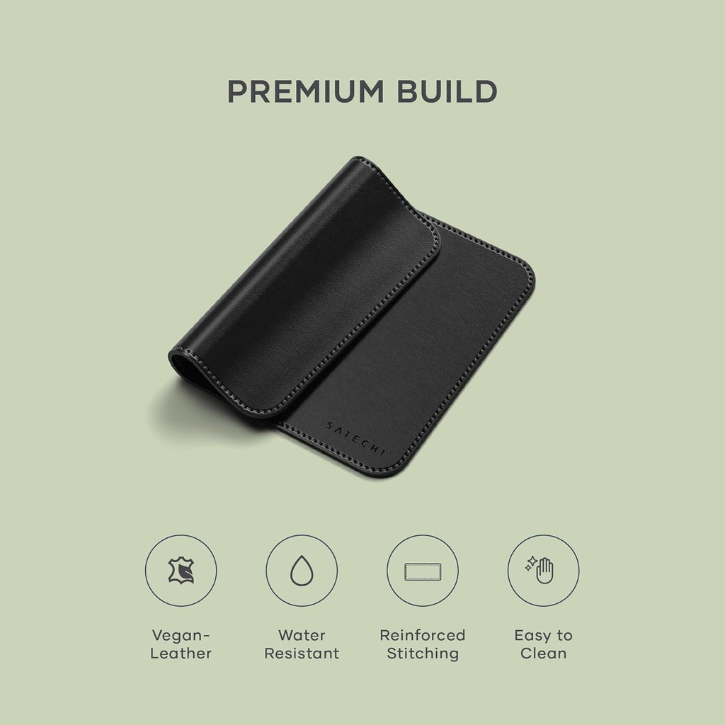 Mouse Pad Satechi Vegan-Leather από Premium Vegan Δέρμα - Black