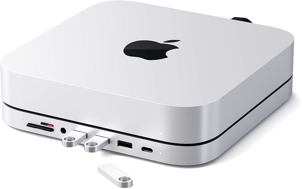 Satechi Stand Hub Βάση Αλουμινίου για Mac Mini 2023 / M1 2020 / 2018 / Mac Studio 2023 / 2022 - Με Θύρες 1 x Type-C / 3 x USB