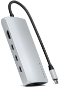 Satechi USB-C Multiport Adapter 8K With Ethernet V3 - Αντάπτορας με 4 x Type-C 3.2 / 1 x Type-C PD 85W / 1 x HDMI 8K 30Hz / 1