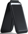 Satechi Vegan-Leather Magnetic Wallet Stand - MagSafe Θήκη - Πορτοφόλι για Κάρτες / Αναδιπλούμενη Βάση από Δέρμα Vegan - Blac