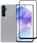 Σετ Διάφανη Θήκη Σιλικόνης & Full Face Tempered Glass - Samsung Galaxy A35 - Vivid Set Gelly Case & Full Face Tempered Glass 