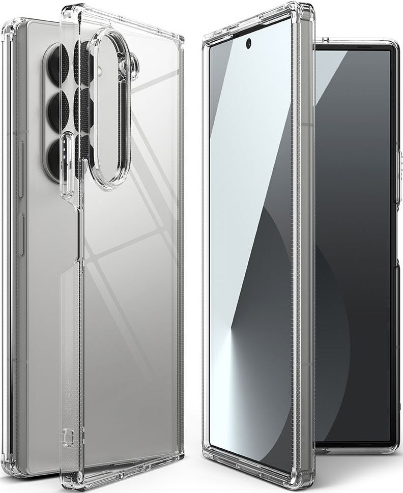 Σκληρή Ανθεκτική Διάφανη Θήκη με TPU Bumper - Samsung Galaxy Z Fold6 - Ringke Fusion - Clear (8809961786945)