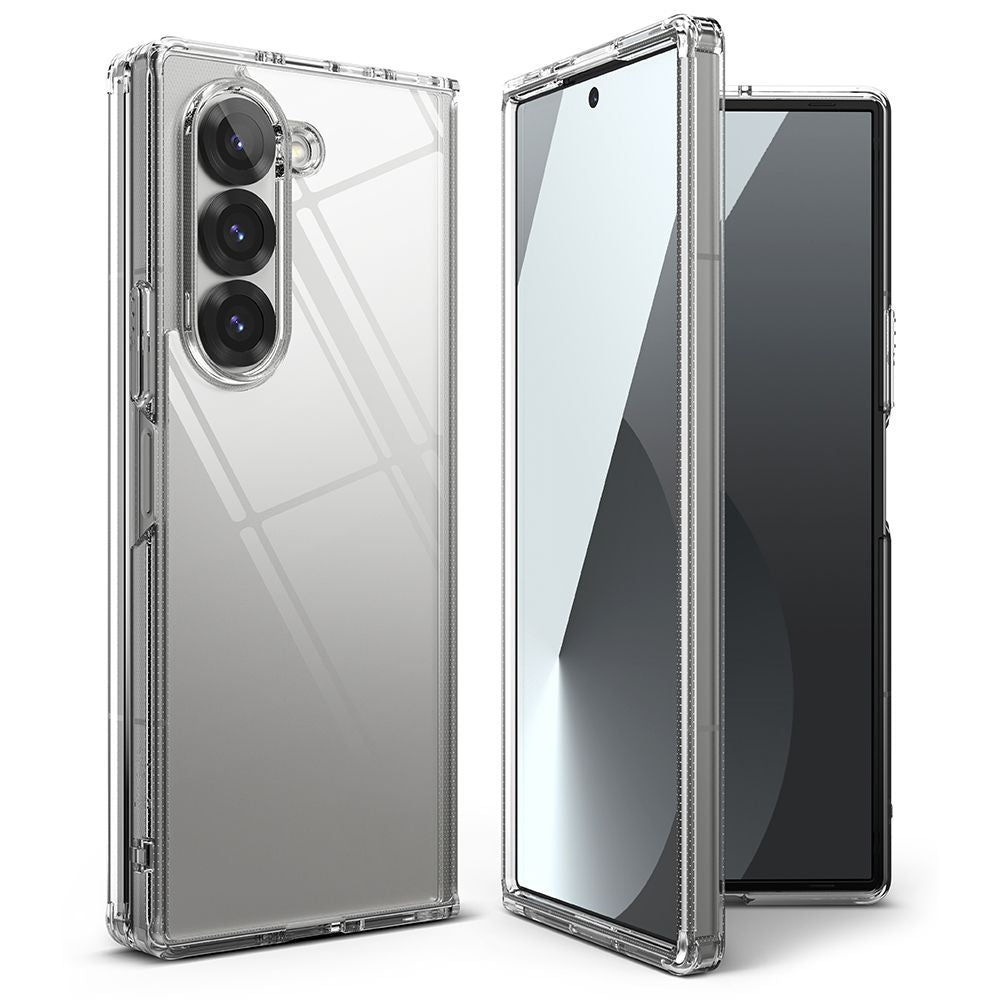 Σκληρή Ανθεκτική Διάφανη Θήκη με TPU Bumper - Samsung Galaxy Z Fold6 - Ringke Fusion - Clear (8809961786945)