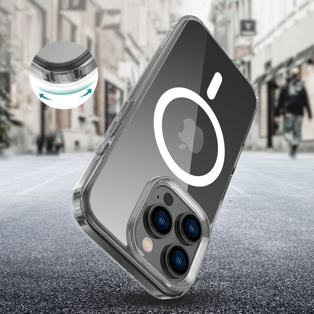 Σκληρή Διάφανη Θήκη MagSafe - Apple iPhone 16 Pro - Tech-Protect FlexAir Hybrid - Clear (5906302311484)
