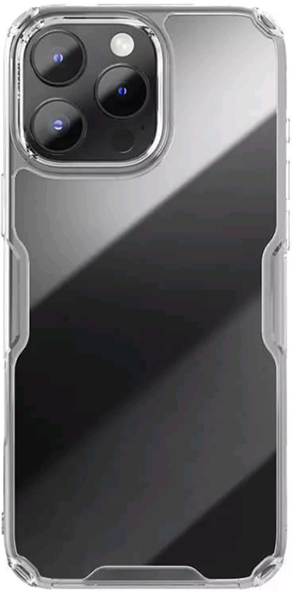 Σκληρή Διάφανη Θήκη με TPU Bumper - Apple iPhone 16 Pro - Nillkin Nature TPU Pro Case - Transparent (6902048287204)