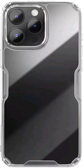 Σκληρή Διάφανη Θήκη με TPU Bumper - Apple iPhone 16 Pro - Nillkin Nature TPU Pro Case - Transparent (6902048287204)