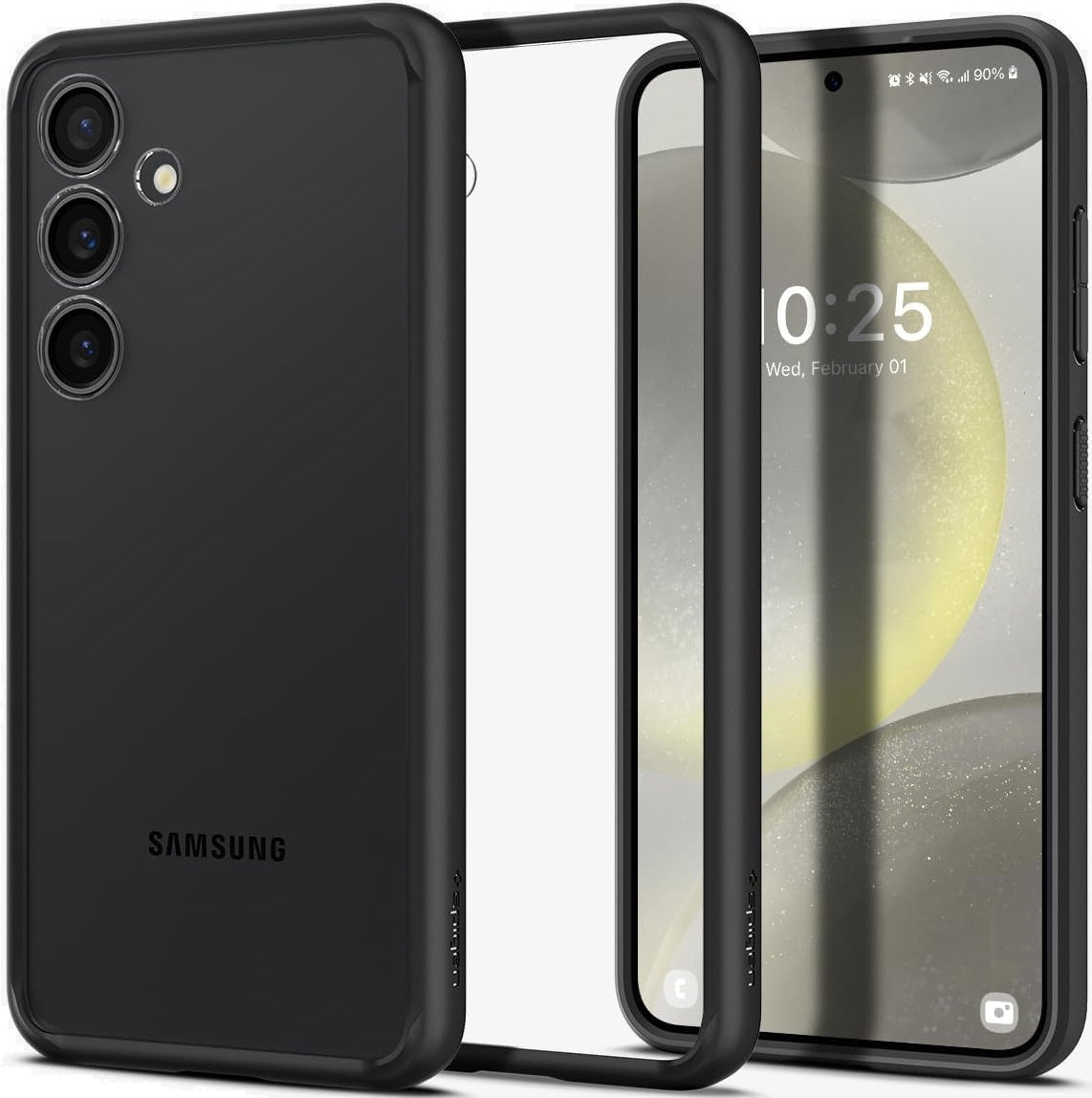 Σκληρή Θήκη - Samsung Galaxy S24 - Spigen Ultra Hybrid - Matte Black (ACS07352)