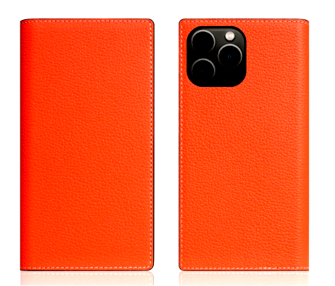 SLG Design D8 Neon Full Grain Leather - Δερμάτινη Θήκη - Πορτοφόλι Flip Apple iPhone 14 Pro Max - Coral (SD-D8N-DC-IP14PM-CR)
