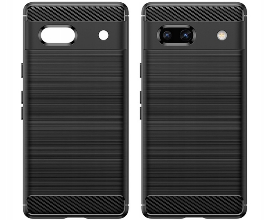 Spacecase Carbon - Θήκη Σιλικόνης - Google Pixel 7a - Black (5905719038793)