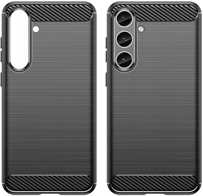 Θήκη Σιλικόνης - Samsung Galaxy S24 Plus - Spacecase Carbon - Black (5905719107024)
