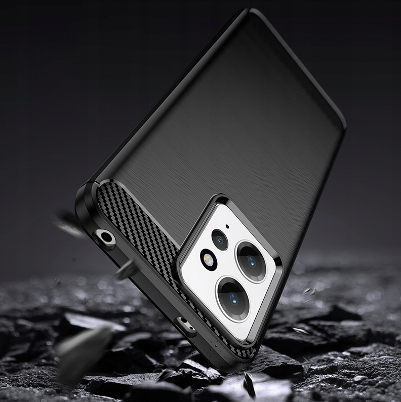 Spacecase Carbon - Θήκη Σιλικόνης - Xiaomi Redmi Note 12 4G - Black (5905123490507)