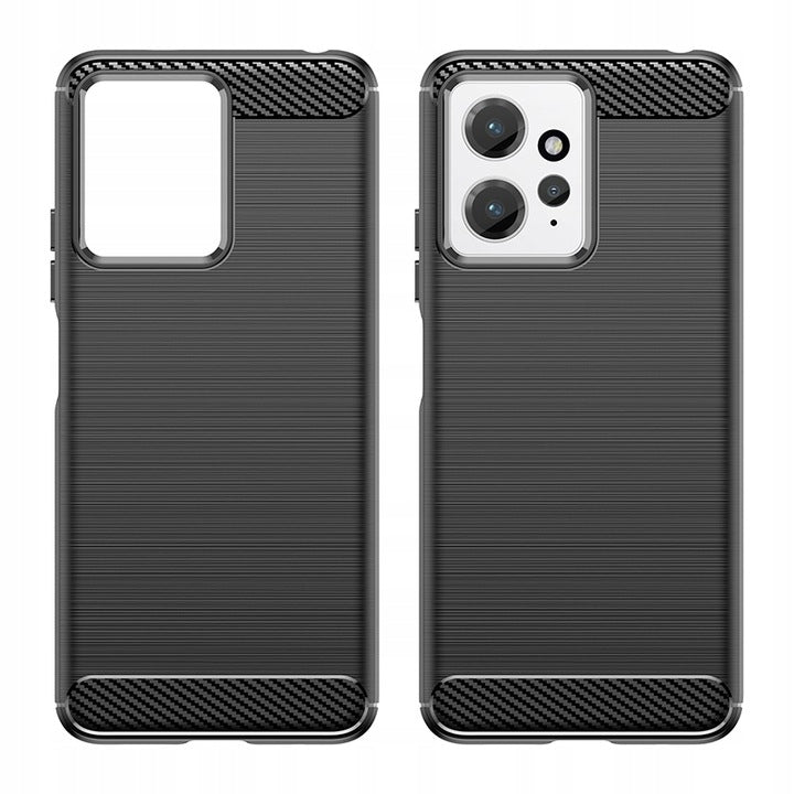 Spacecase Carbon - Θήκη Σιλικόνης - Xiaomi Redmi Note 12 4G - Black (5905123490507)