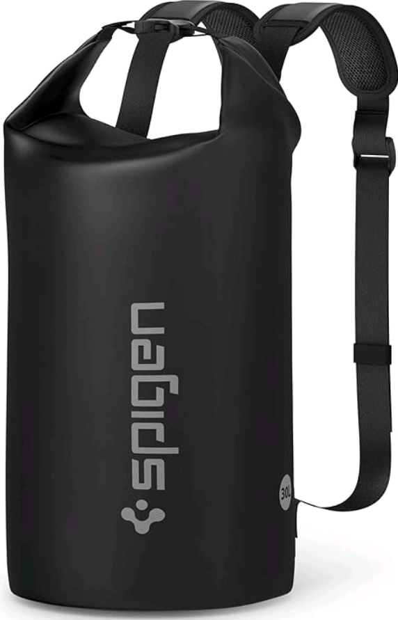 Spigen A631 Aqua Shield Waterproof Bag - Universal Αδιάβροχη Τσάντα Πλάτης - 30L - IPX6 - Black (AMP07226)