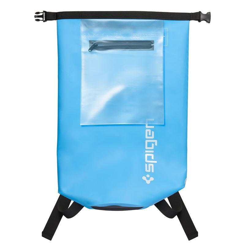 Spigen A631 Aqua Shield Waterproof Bag - Universal Αδιάβροχη Τσάντα Πλάτης - 30L - IPX6 - Sea Blue (AMP07229)