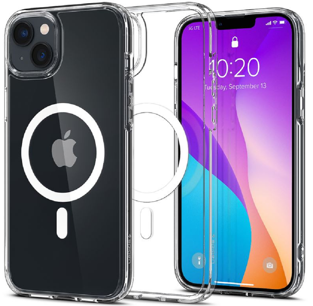 Spigen Crystal Hybrid MagFit - MagSafe Θήκη Apple iPhone 14 Plus - White (ACS04656)