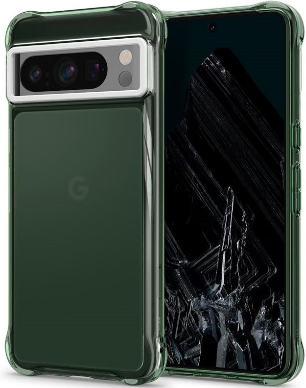 Spigen Cyrill UltraSheer - Ημιδιάφανη Θήκη Σιλικόνης με Λουράκι Χειρός - Google Pixel 8 Pro - Kale (ACS06344)