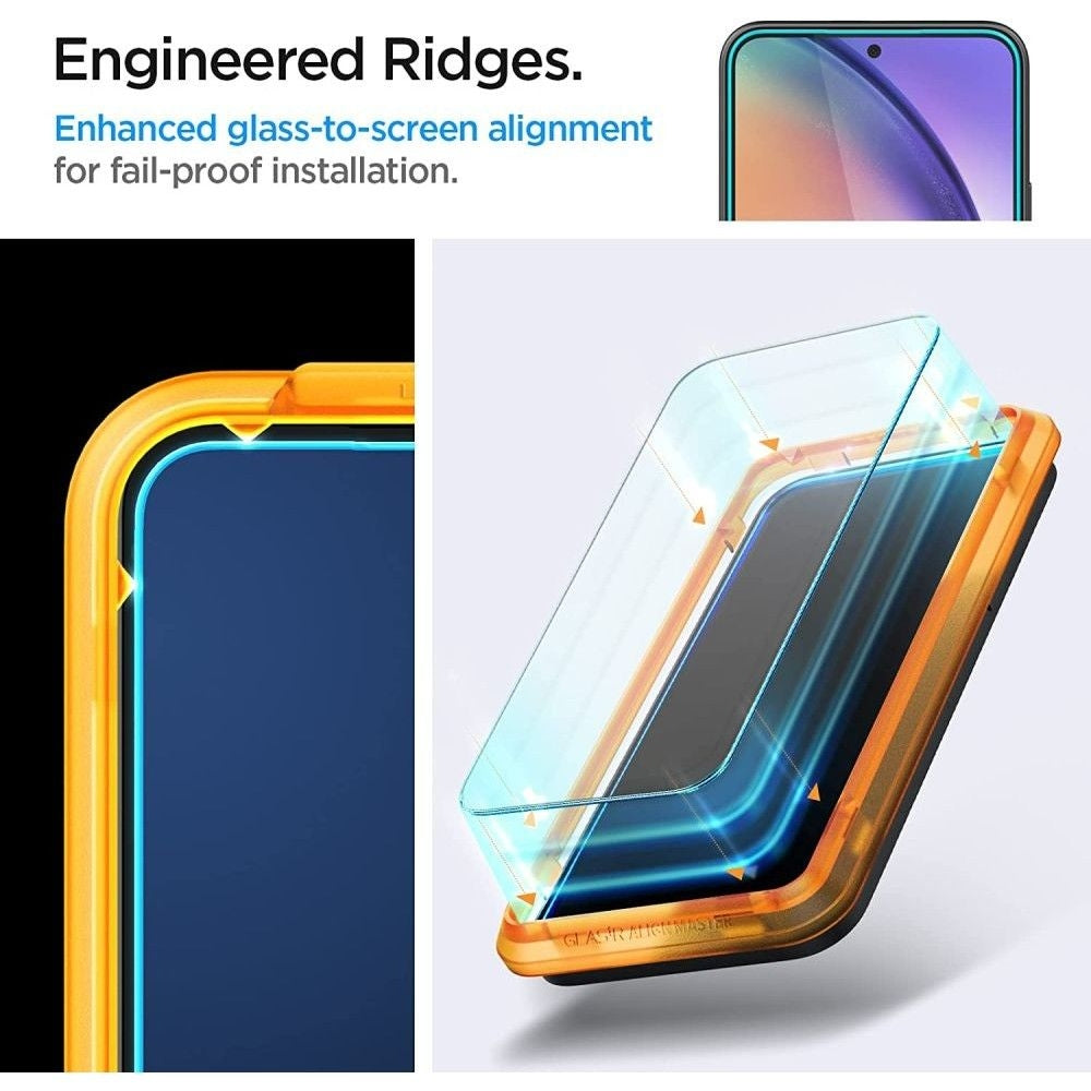 Spigen GLAS.tR ALIGNmaster - Αντιχαρακτικό Γυάλινο Tempered Glass Samsung Galaxy A54 - 2 Τεμάχια (AGL05966)