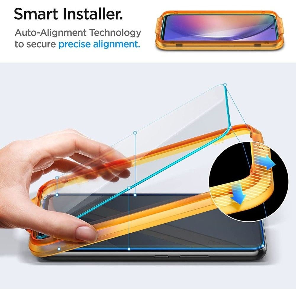 Spigen GLAS.tR ALIGNmaster - Αντιχαρακτικό Γυάλινο Tempered Glass Samsung Galaxy A54 - 2 Τεμάχια (AGL05966)