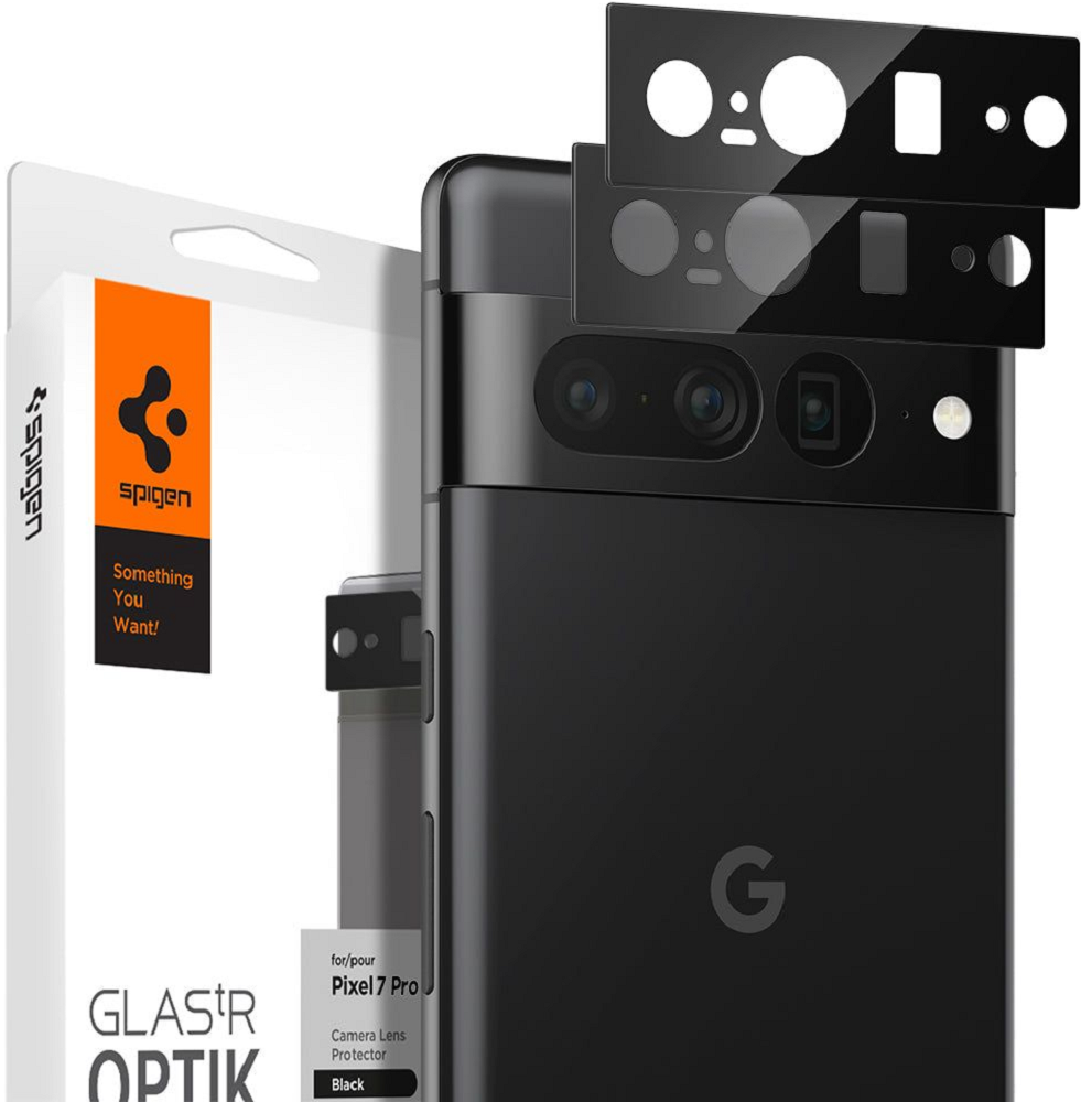 Spigen GLAS.tR EZ Fit OPTIK Lens Protector - Αντιχαρακτικό Προστατευτικό Γυαλί για Φακό Κάμερας Google Pixel 7 Pro - 2 Τεμάχι