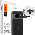 Spigen GLAS.tR EZ Fit OPTIK Lens Protector - Αντιχαρακτικό Προστατευτικό Γυαλί για Φακό Κάμερας Google Pixel 8 - 2 Τεμάχια - 