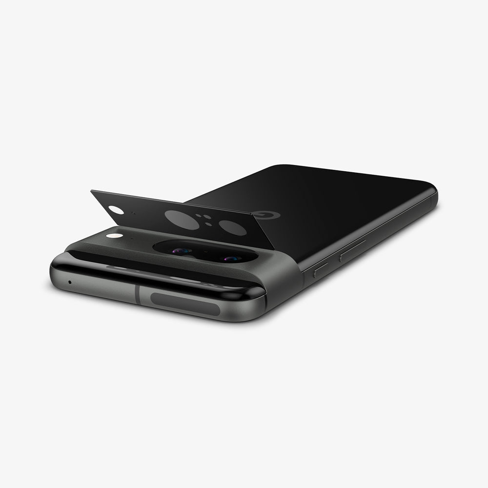 Spigen GLAS.tR EZ Fit OPTIK Lens Protector - Αντιχαρακτικό Προστατευτικό Γυαλί για Φακό Κάμερας Google Pixel 8 - 2 Τεμάχια - 