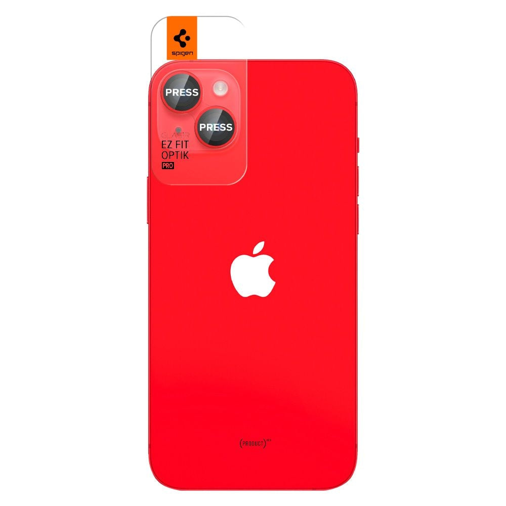 Spigen GLAS.tR EZ Fit OPTIK Pro Camera Lens Protector - Αντιχαρακτικό Προστατευτικό Γυαλί για Φακό Κάμερας Apple iPhone 14 / 