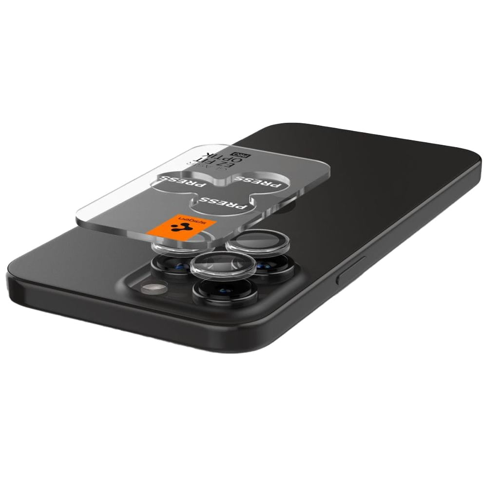 Spigen GLAS.tR EZ Fit OPTIK Pro Camera Lens Protector - Αντιχαρακτικό Προστατευτικό Γυαλί για Φακό Κάμερας Apple iPhone 17 Pr