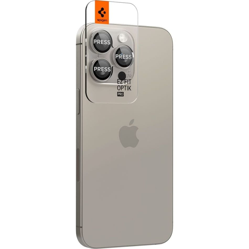 Spigen GLAS.tR EZ Fit OPTIK Pro Camera Lens Protector - Αντιχαρακτικό Προστατευτικό Γυαλί για Φακό Κάμερας Apple iPhone 17 Pr