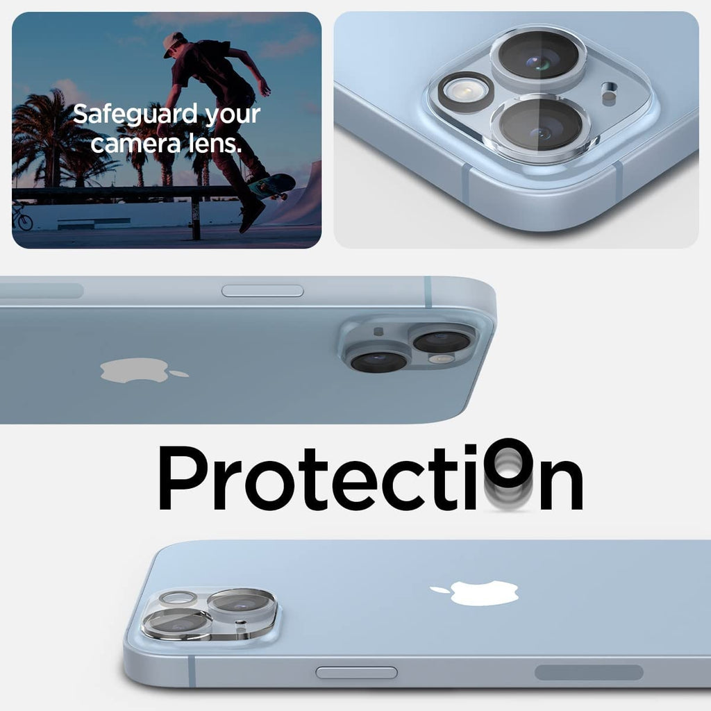 Spigen GLAS.tR OPTIK Camera Lens Protector - Αντιχαρακτικό Προστατευτικό Γυαλί για Φακό Κάμερας Apple iPhone 14 / 14 Plus - 2
