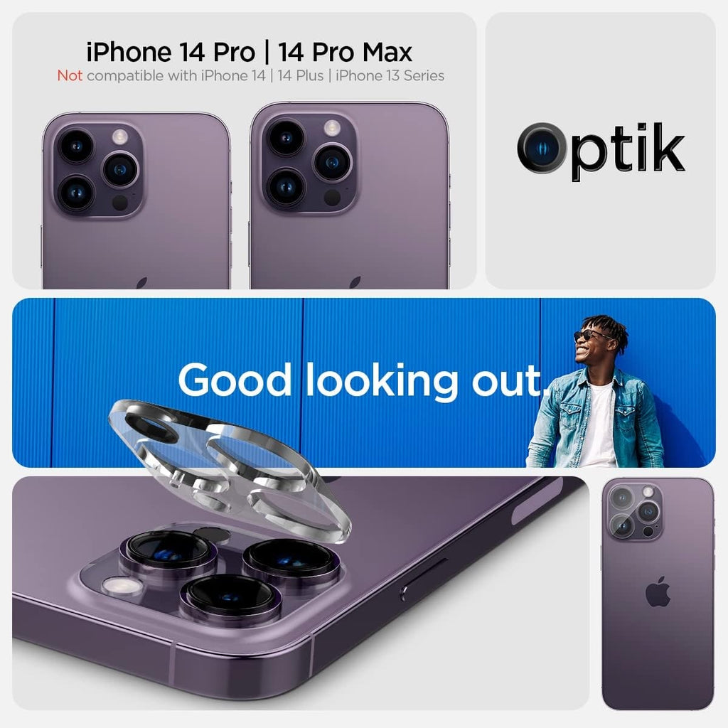 Spigen GLAS.tR OPTIK Camera Lens Protector - Αντιχαρακτικό Προστατευτικό Γυαλί για Φακό Κάμερας Apple iPhone 16 Pro / 16 Pro 